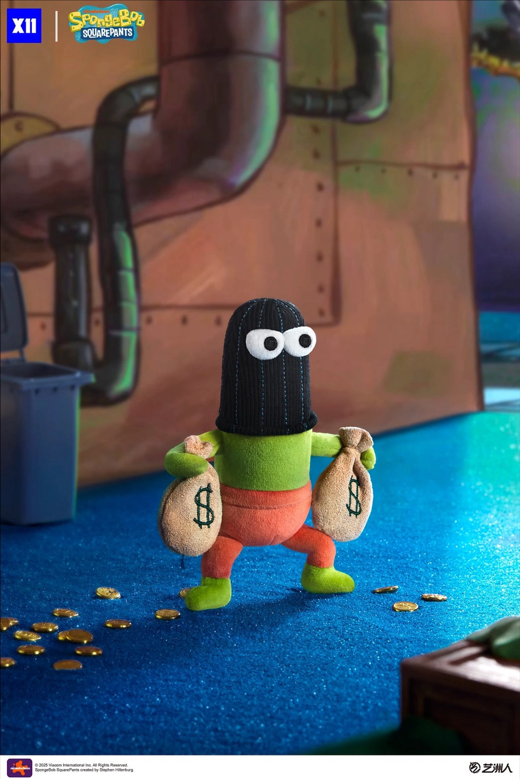 X11 Space A Day in the Life of Bikini Bottom Buddies Plush Blind