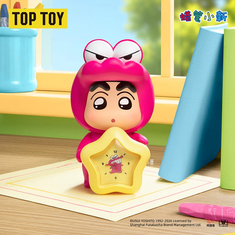 Top Toy CRAYON SHINCHAN Action Time Series Clock Figurine Blind Box