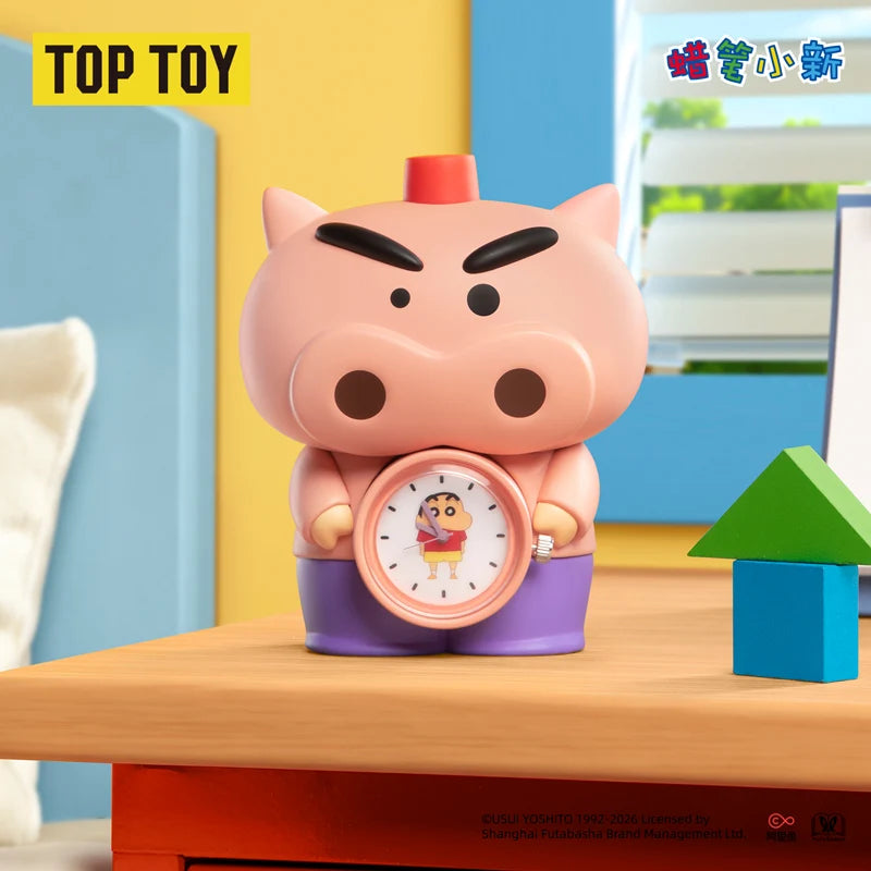 Top Toy CRAYON SHINCHAN Action Time Series Clock Figurine Blind Box