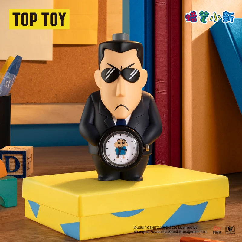 Top Toy CRAYON SHINCHAN Action Time Series Clock Figurine Blind Box