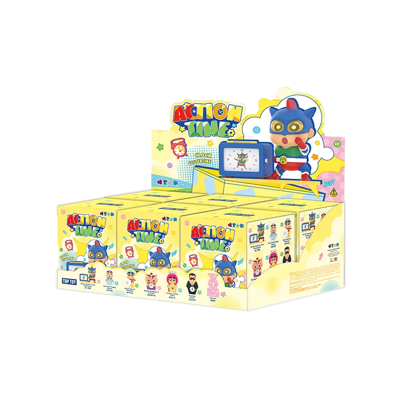(PREORDER) CRAYON SHINCHAN Action Time Series Clock Figurine Blind Box