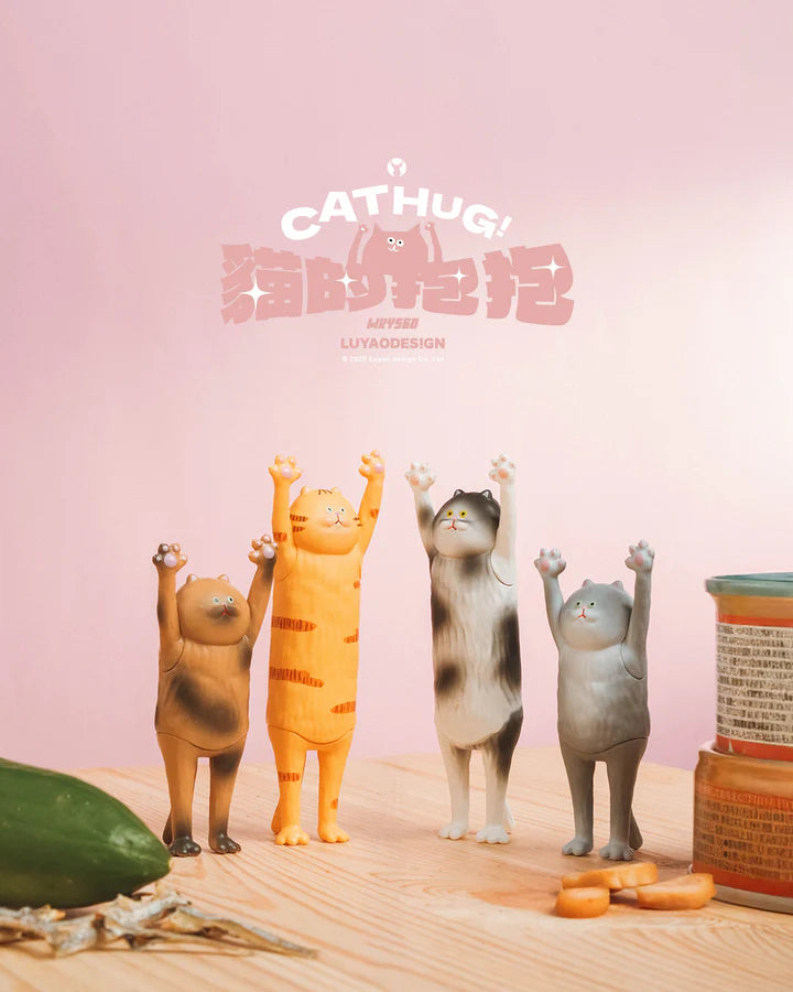 Luyao Design x Wky560 Studio Cat Hug Blind Box Series