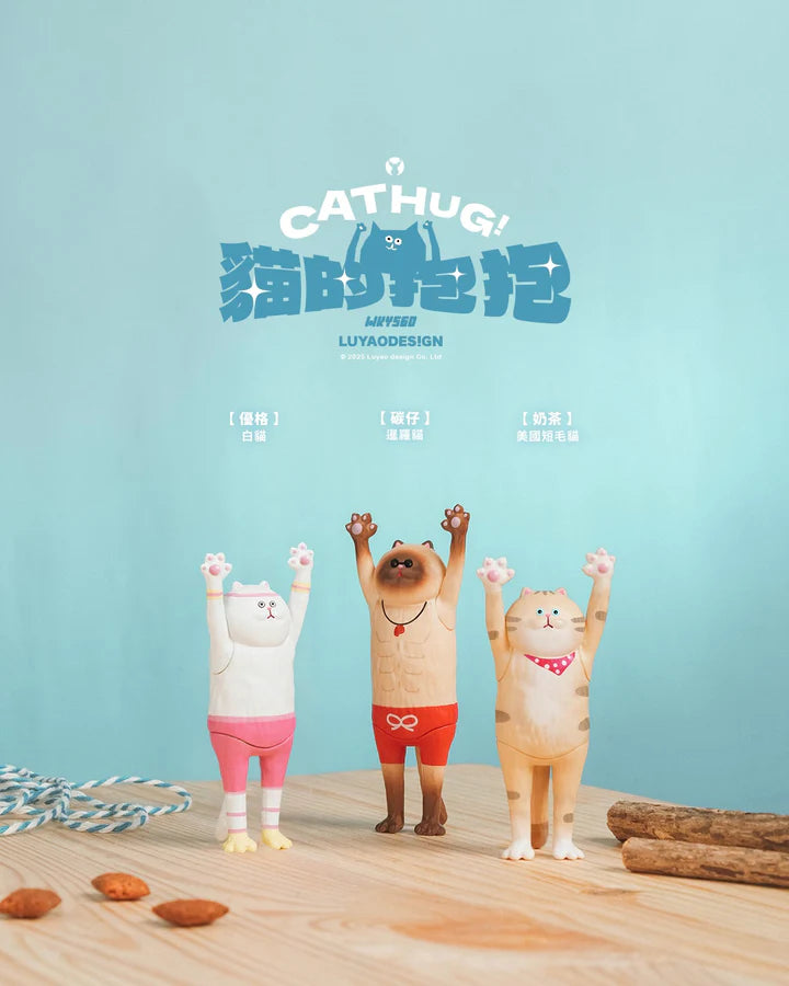 Luyao Design x Wky560 Studio Cat Hug Blind Box Series