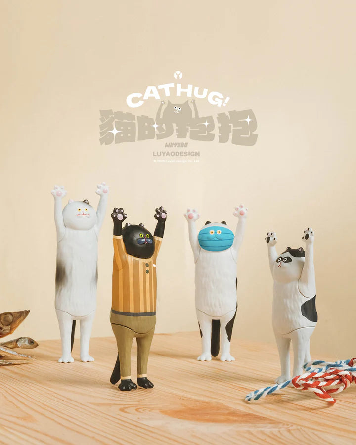 Luyao Design x Wky560 Studio Cat Hug Blind Box Series