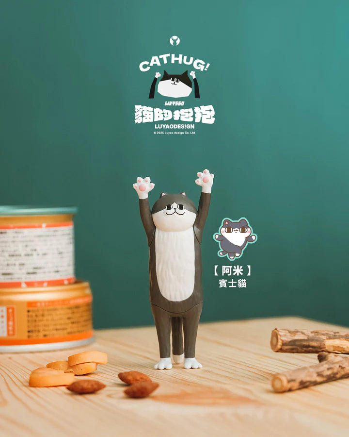 Luyao Design x Wky560 Studio Cat Hug Blind Box Series
