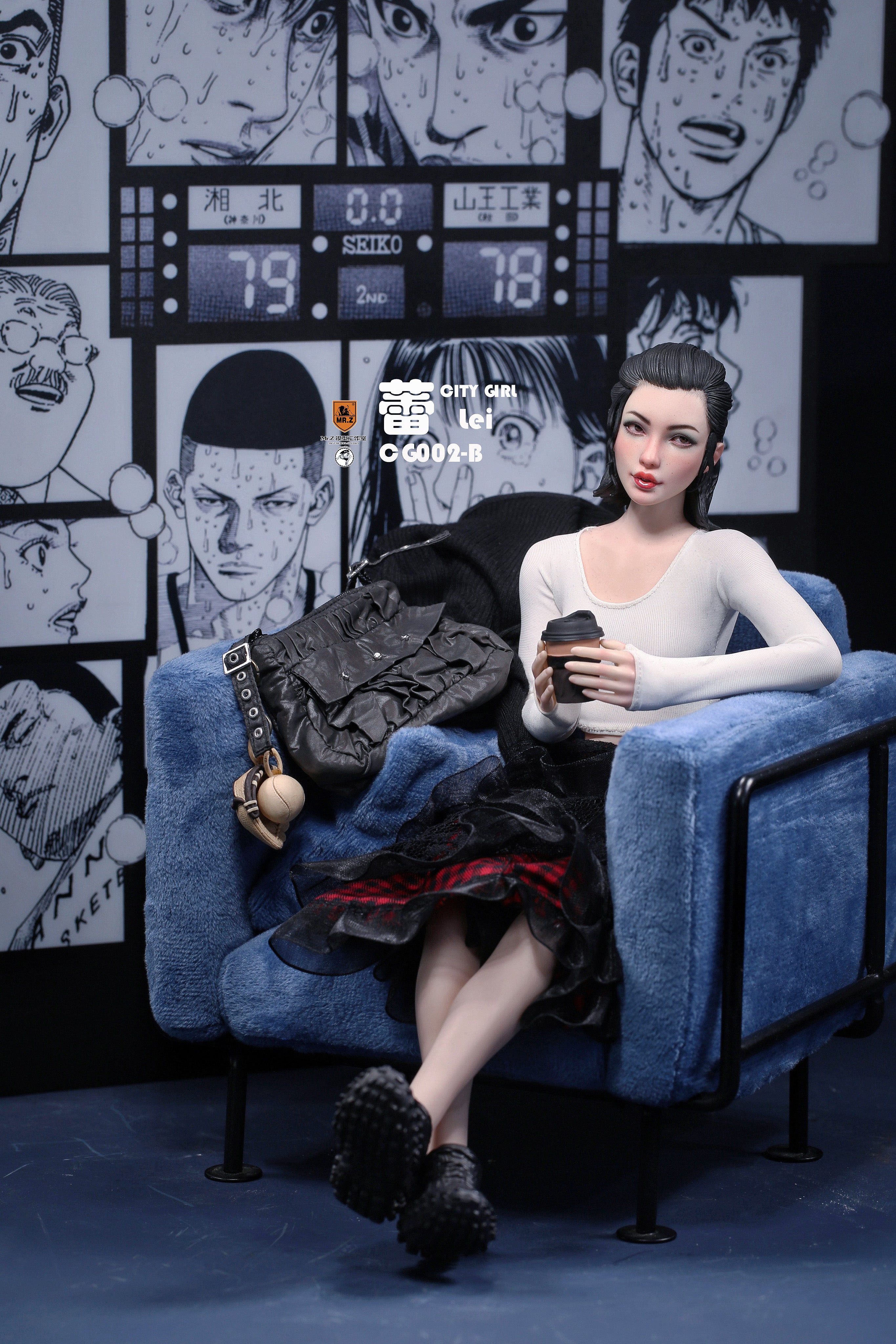 City Girl Lei Designer Toy Action Figure by WeArtDoing x Mr. Z