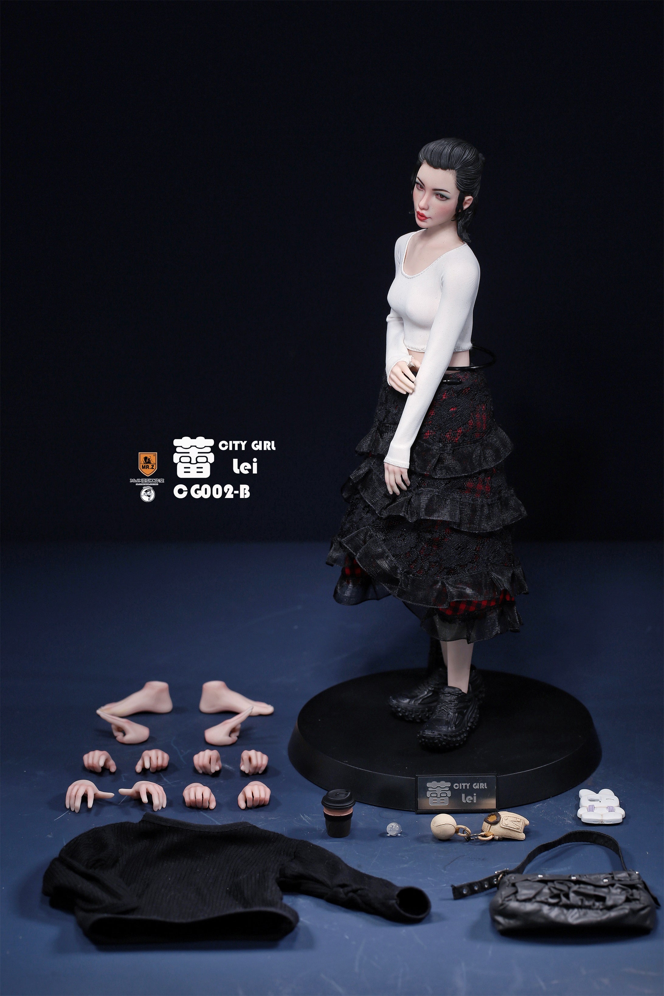 City Girl Lei Designer Toy Action Figure by WeArtDoing x Mr. Z