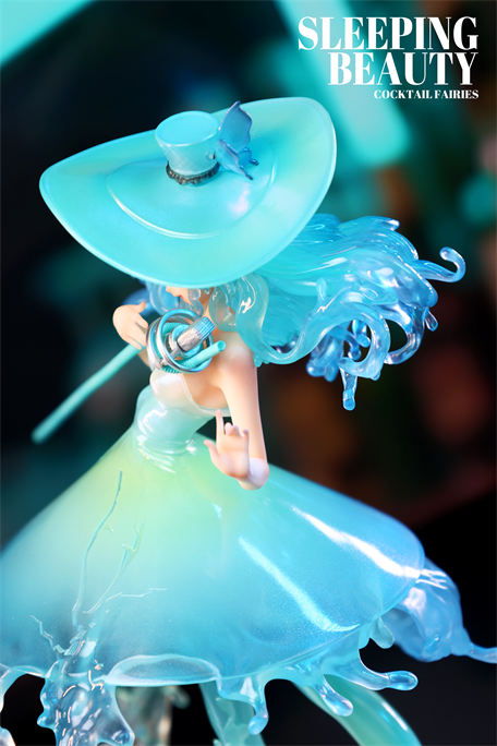 WeArtDoing Cocktail Fairies Blue Margatita Art Figure
