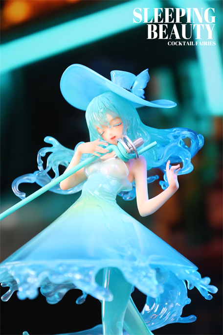 WeArtDoing Cocktail Fairies Blue Margatita Art Figure