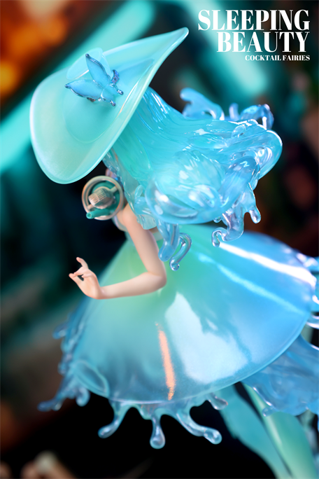 WeArtDoing Cocktail Fairies Blue Margatita Art Figure