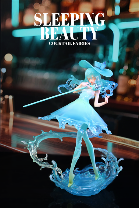 WeArtDoing Cocktail Fairies Blue Margatita Art Figure