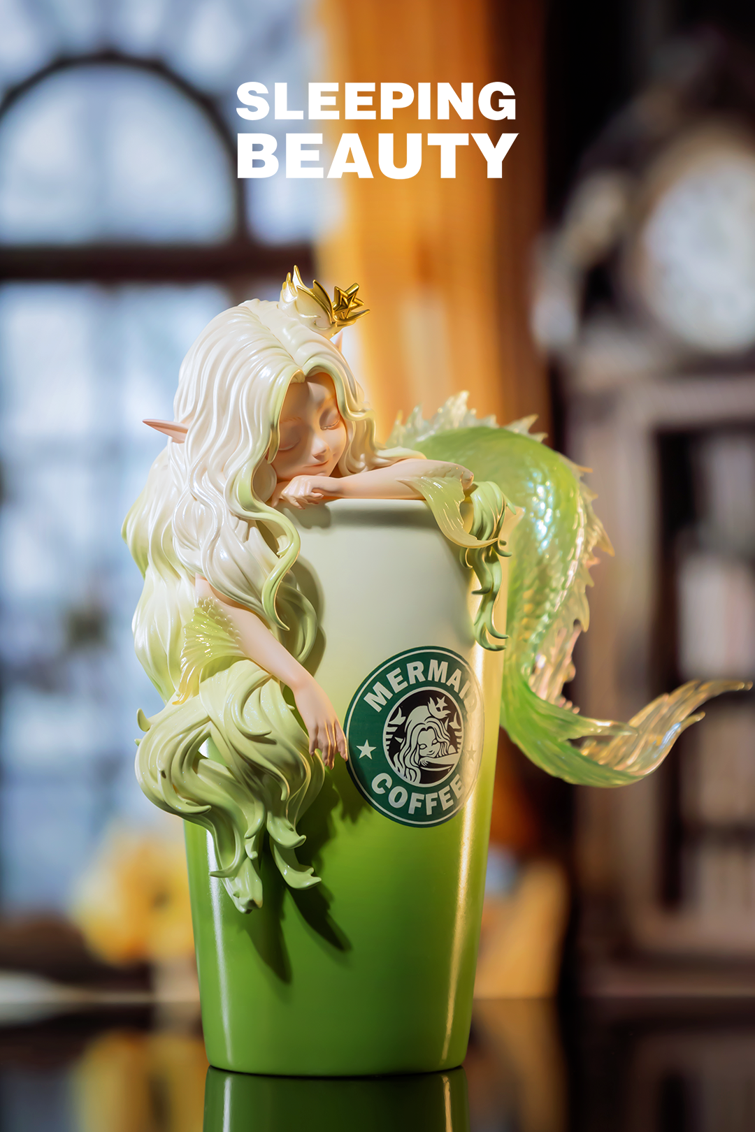 Coffee fairy art toy front right