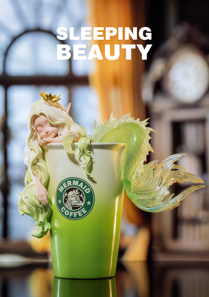 その他 WEARTDOING COFFEE FARIES SLEEPING BEAUTY Sleeping Beauty Coffee Fairies Latte Art Figure by