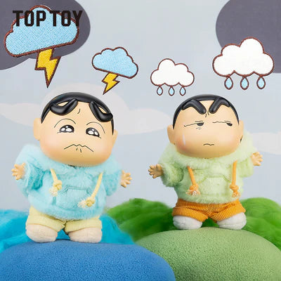Top Toy Crayon Shin-Chan Emotional Dapamine Keychain Series Plush Blind Box