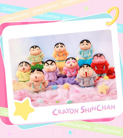 Top Toy Crayon Shin-Chan Emotional Dapamine Keychain Series Plush Blind Box