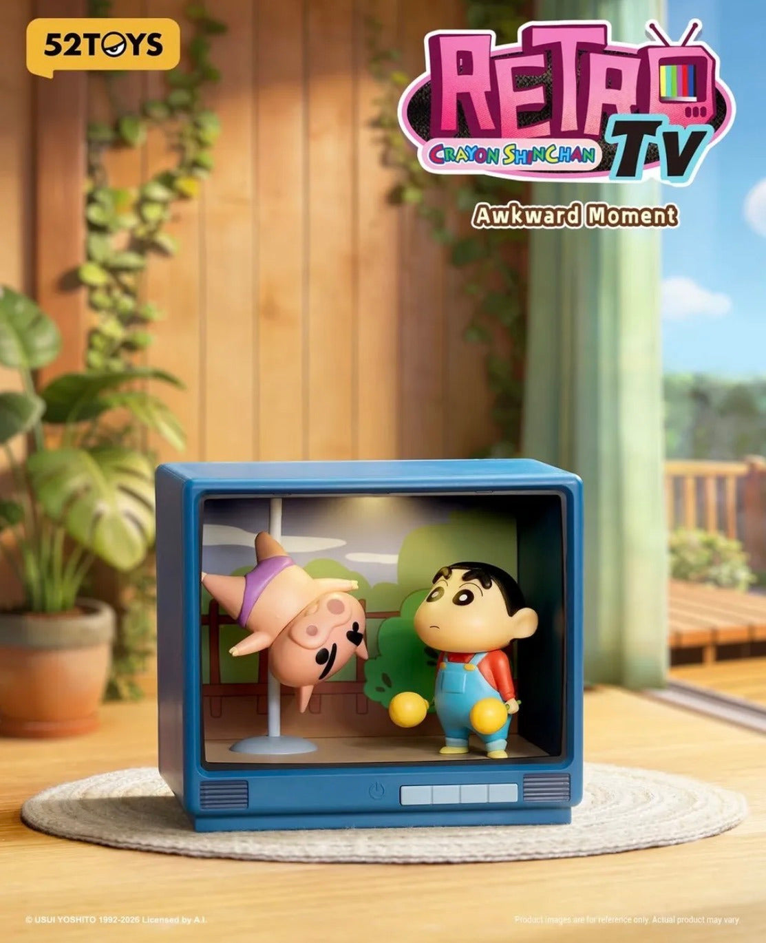 52TOYS Crayon Shin-Chan Retro TV Blind Box Figure