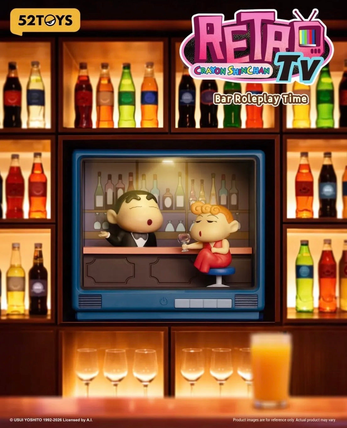 52TOYS Crayon Shin-Chan Retro TV Blind Box Figure