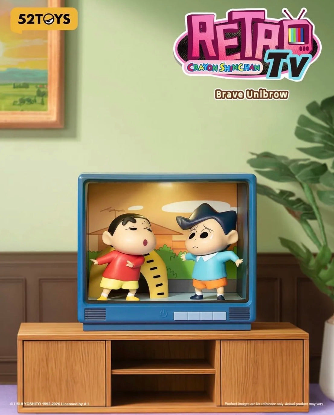 52TOYS Crayon Shin-Chan Retro TV Blind Box Figure