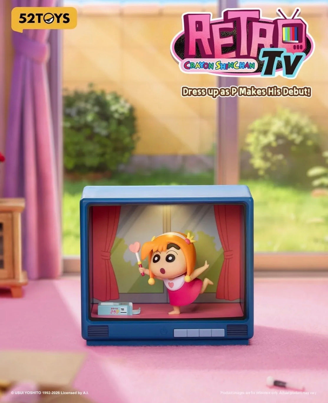 52TOYS Crayon Shin-Chan Retro TV Blind Box Figure