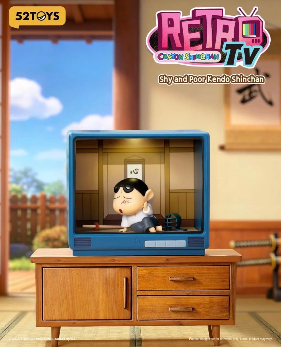 52TOYS Crayon Shin-Chan Retro TV Blind Box Figure
