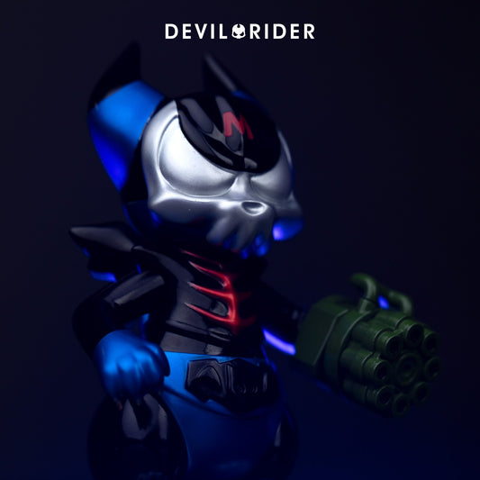 DEVILRIDER Blue sofubi left