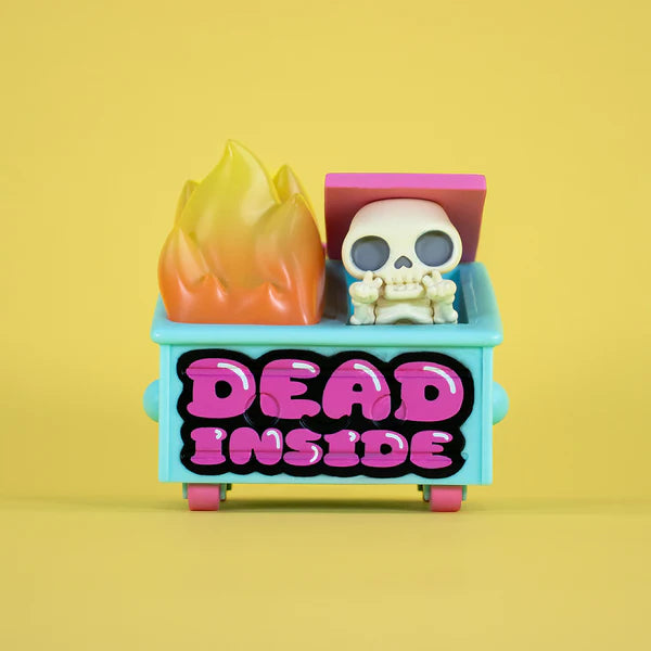 Dead Inside Dumpster Fire Vinyl Figure