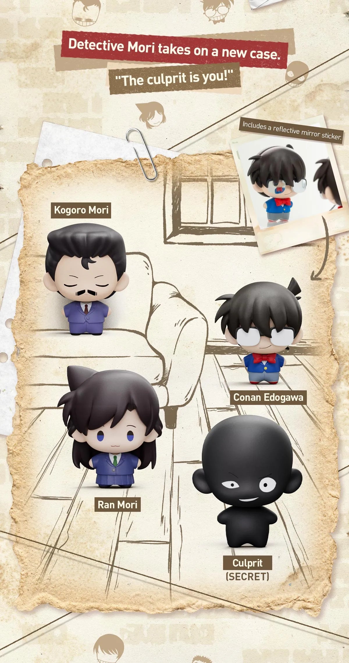 POP MART x GONG Detective Conan-Super Mini Figure