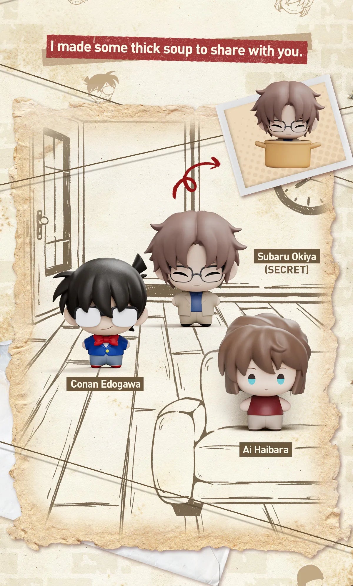 POP MART x GONG Detective Conan-Super Mini Figure