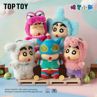 TOP TOY Crayon Shin-Chan Dress Up Party Series Vinyl Plush Keychains