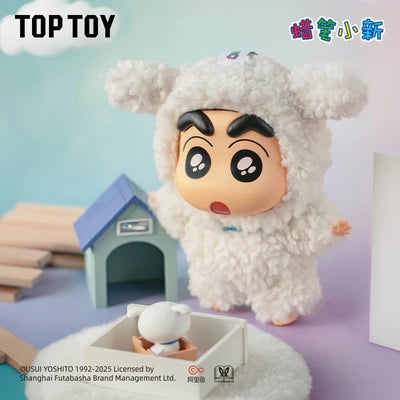 TOP TOY Crayon Shin-Chan Dress Up Party Series Vinyl Plush Keychains