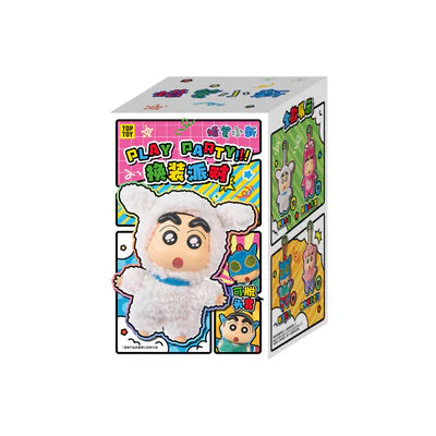 TOP TOY Crayon Shin-Chan Dress Up Party Series Vinyl Plush Keychains
