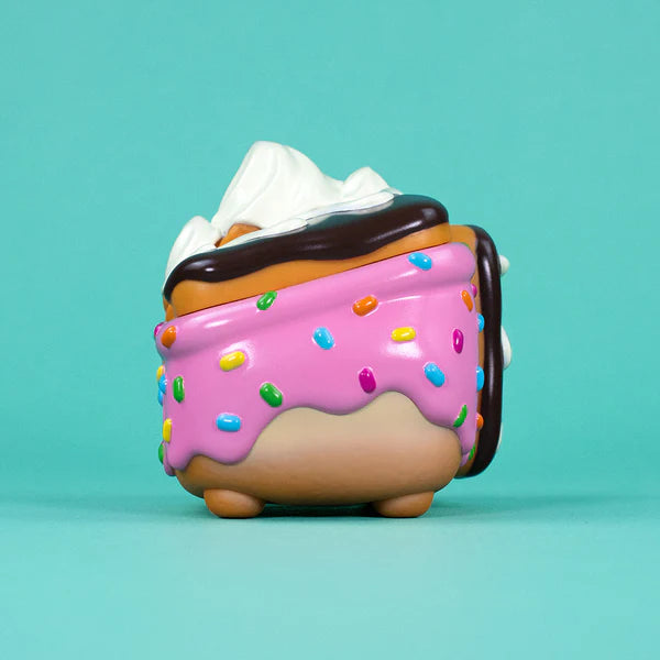 Dumpster Fire Donut Pink Vinyl Figure