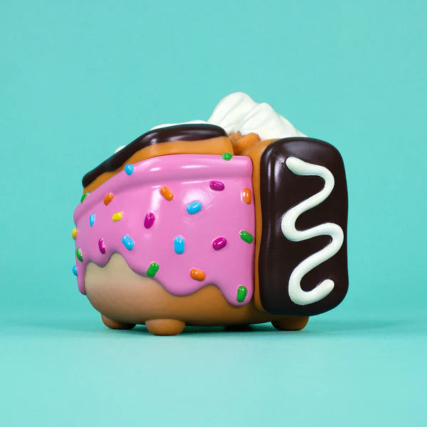 Dumpster Fire Donut Pink Vinyl Figure