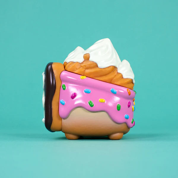 Dumpster Fire Donut Pink Vinyl Figure