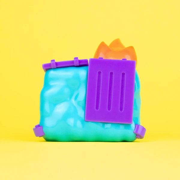 100% Soft Dumpster Fire - GlanderCo Vinyl Figure
