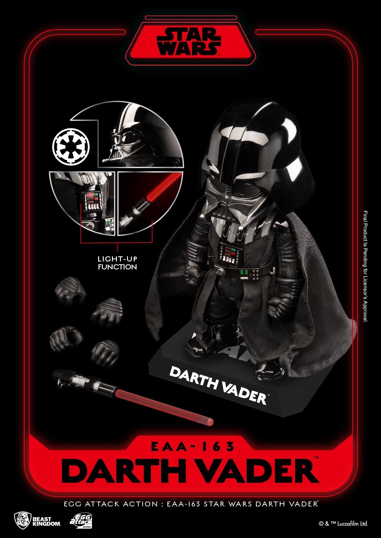 Beast Kingdom Star Wars Darth Vader EAA-163 