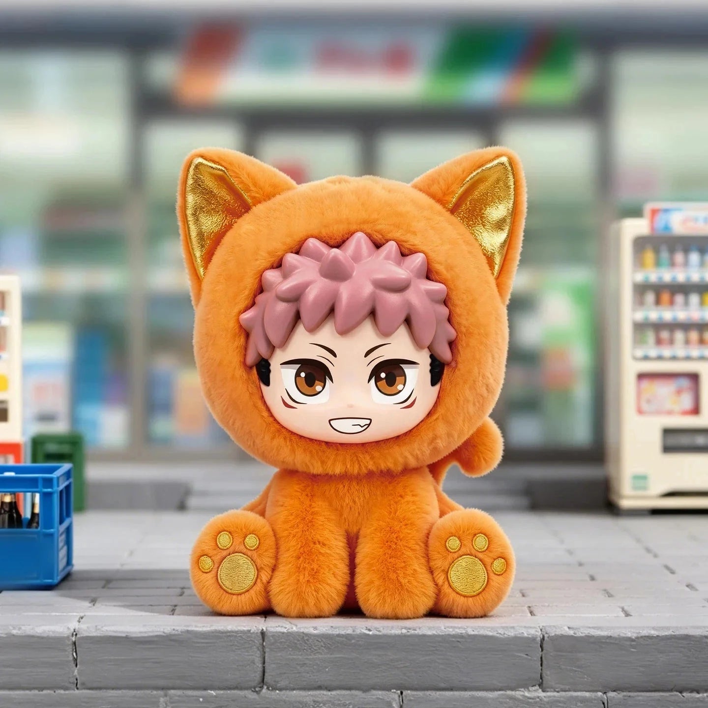 EAKI Jujutsu Kaisen Sitting Cat Party Plush Blind Box Series