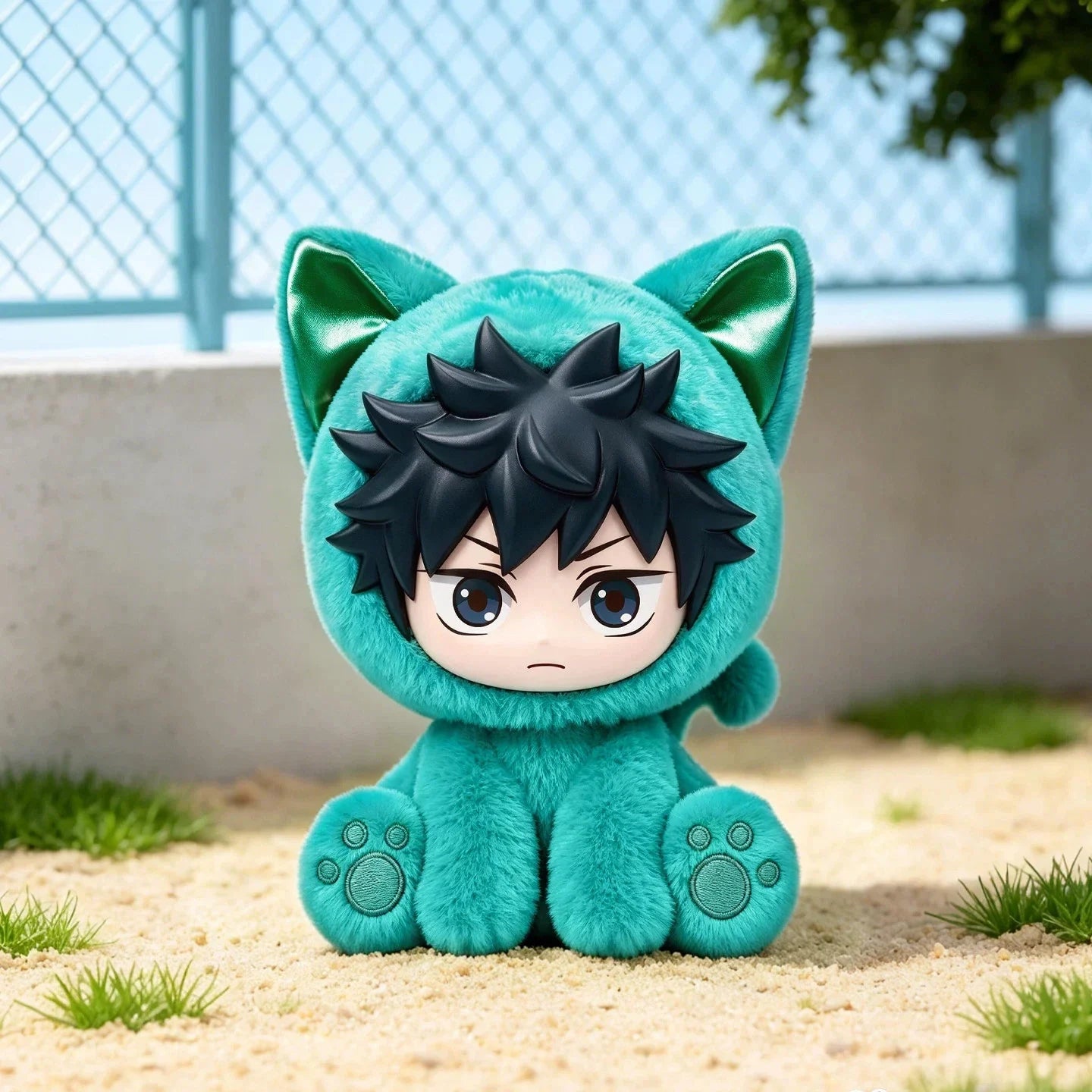 EAKI Jujutsu Kaisen Sitting Cat Party Plush Blind Box Series