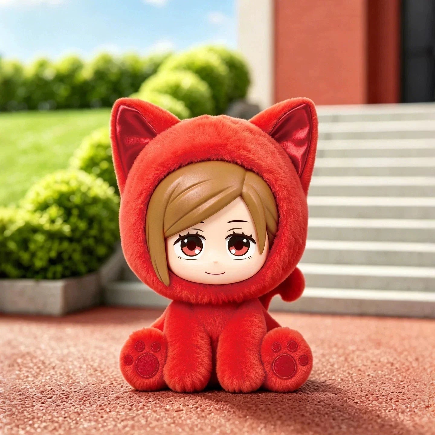 EAKI Jujutsu Kaisen Sitting Cat Party Plush Blind Box Series