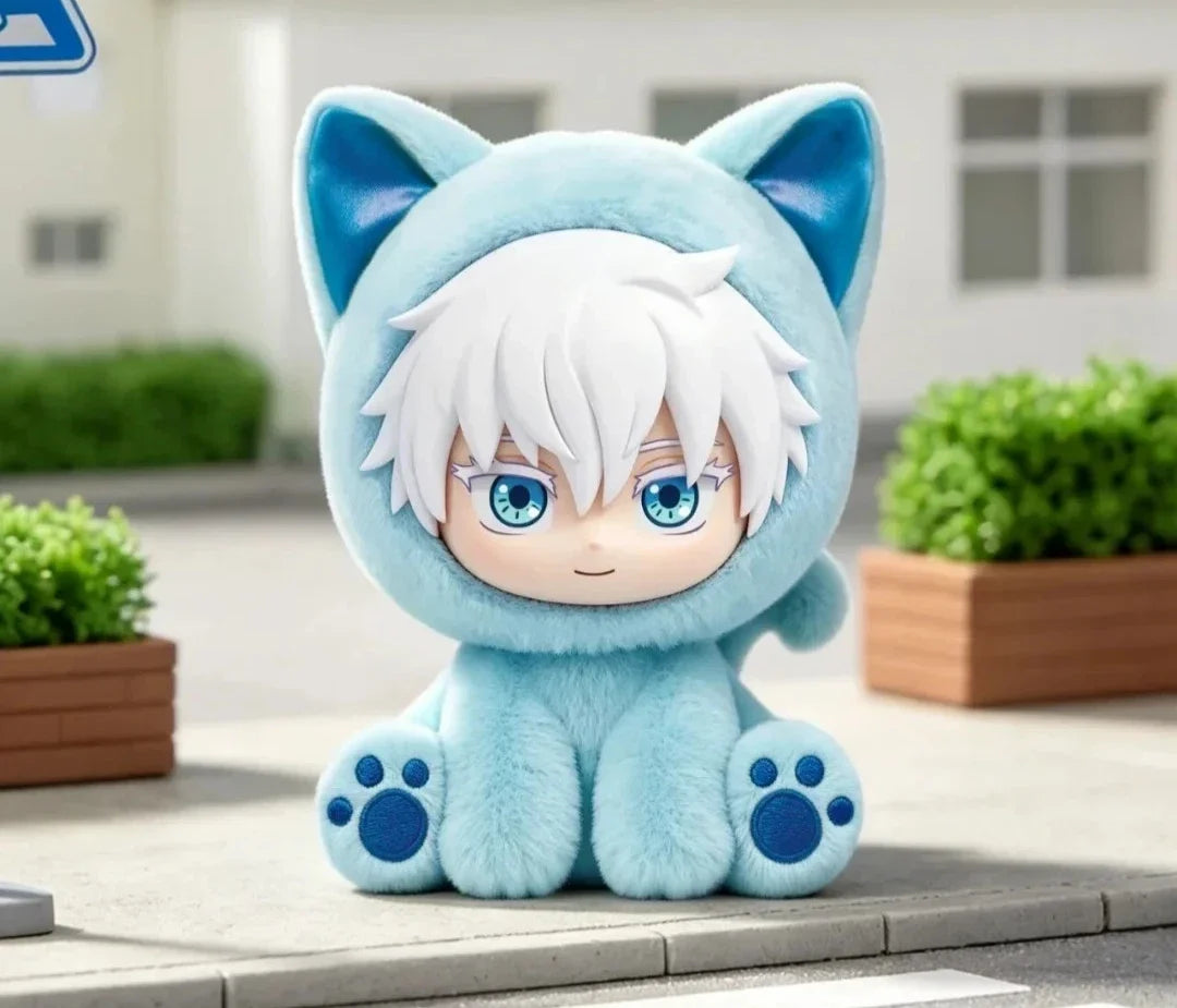 EAKI Jujutsu Kaisen Sitting Cat Party Plush Blind Box Series
