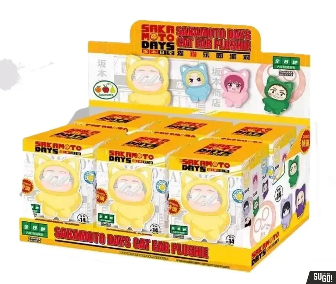 (PREORDER) EAKI Sakamoto Days Cat Ear Plush Blind Box Series