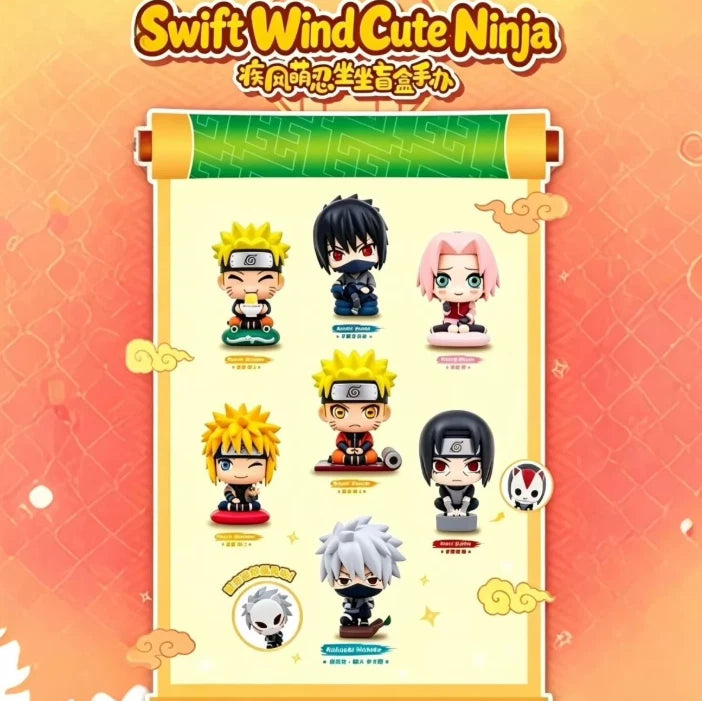 EAKI x Naruto Shippuden Swift Wind Cute Ninja Blind Box Series