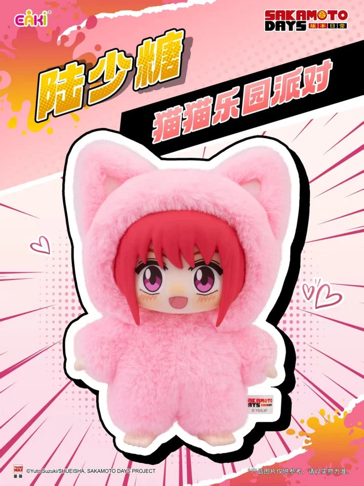 (PREORDER) EAKI Sakamoto Days Cat Ear Plush Blind Box Series