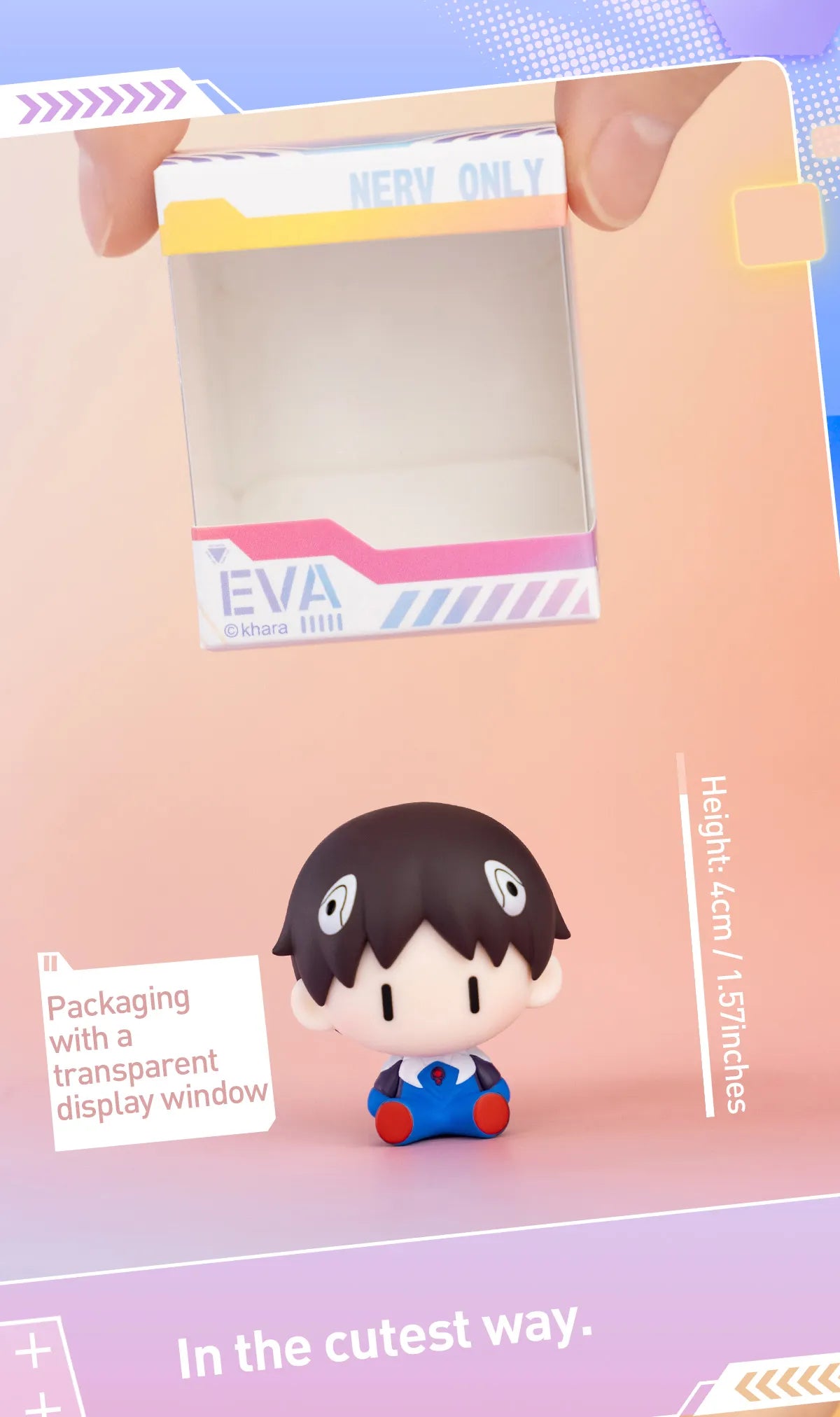 POP MART x GONG Evangelion Super Mini Blind Box Figure 