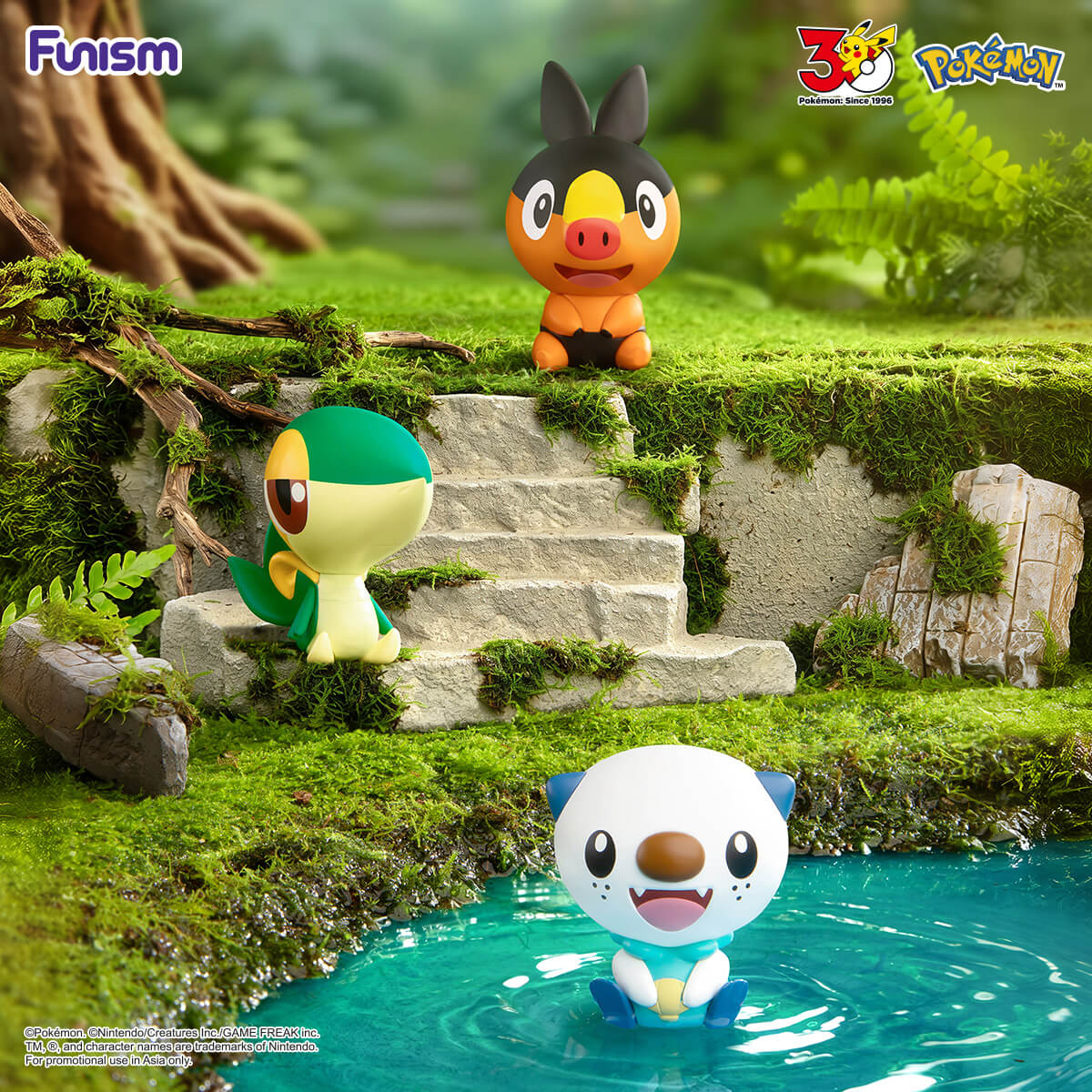 FUNISM Pokémon Palmsize Wonders First Partner Blind Box Figures