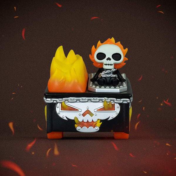 Ghost Rider Dumpster Fire Vinyl Figure