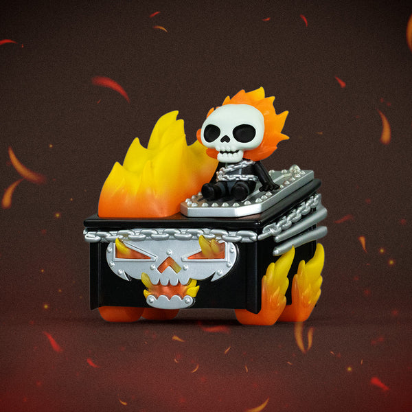 Ghost Rider Dumpster Fire Vinyl Figure