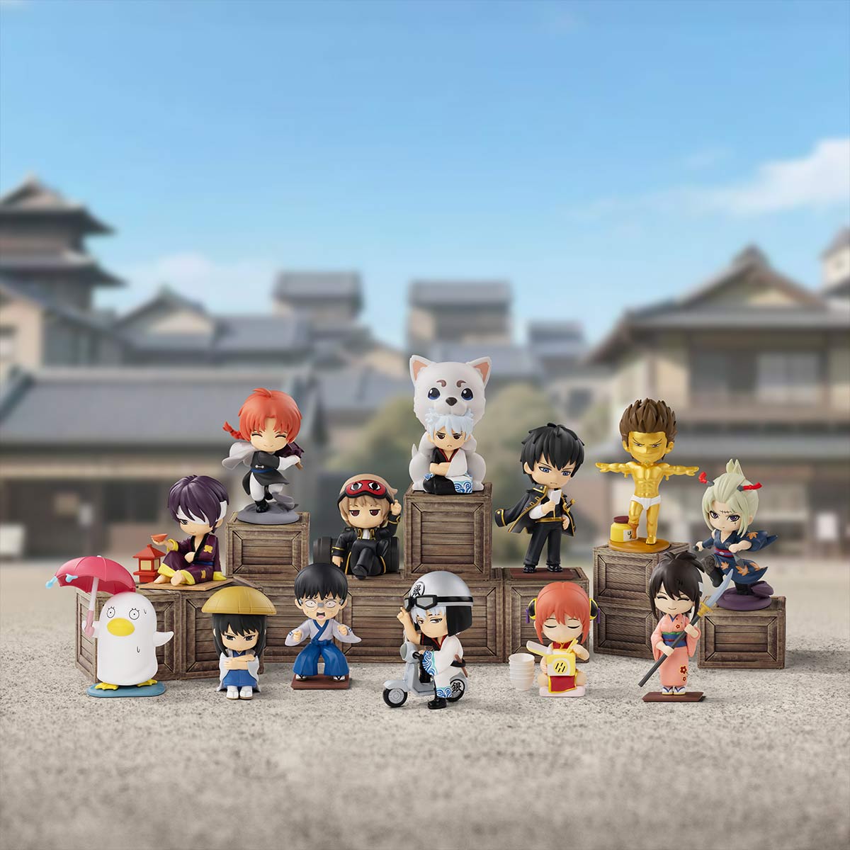 POP MART x GONG Gintama Welcome To Yorozuya Series Anime Figures
