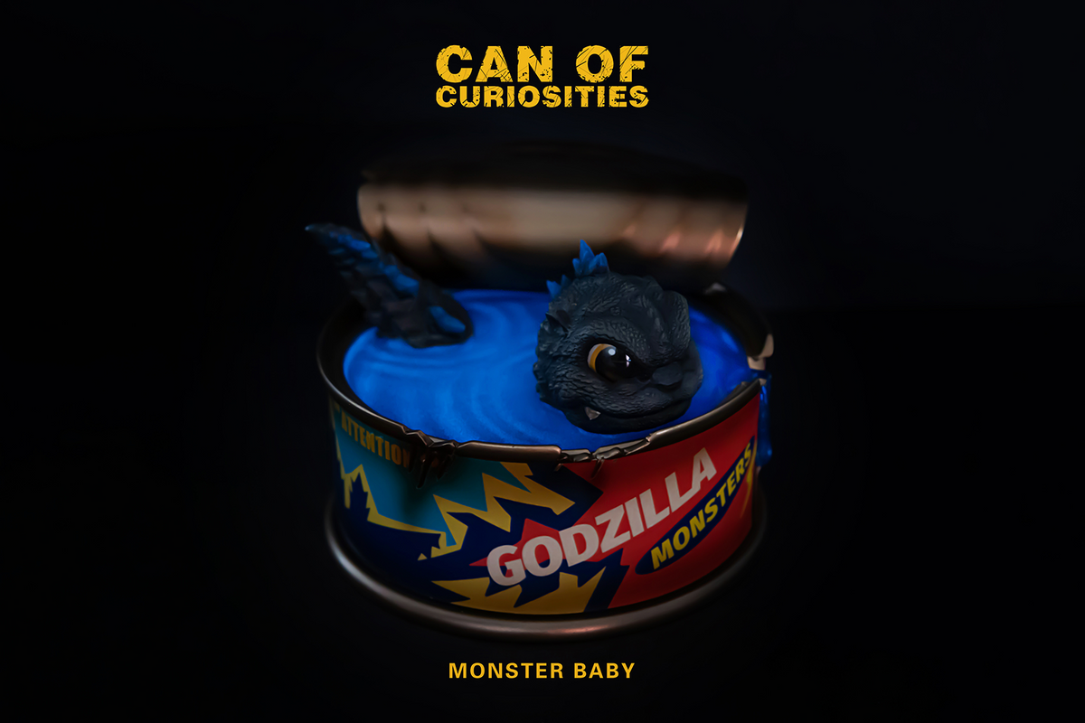 Can of Curiosities Monster Baby Blue