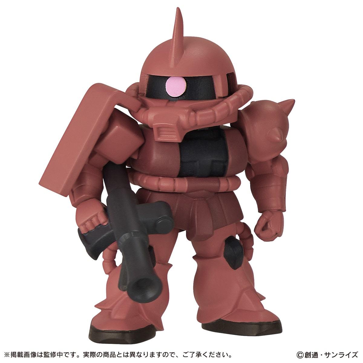 Mobile Suit Gundam Narabundesu Zaku Complete Set of 5 Gashapon